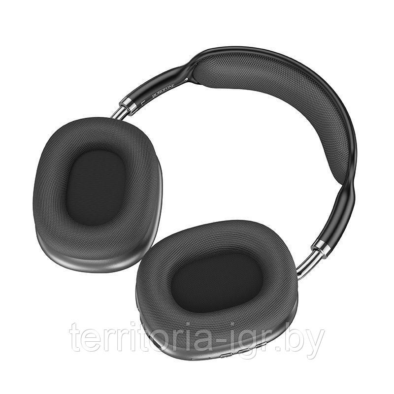 Беспроводная Bluetooth-гарнитура c микрофоном BO22 металлик Borofone - фото 3 - id-p210458580