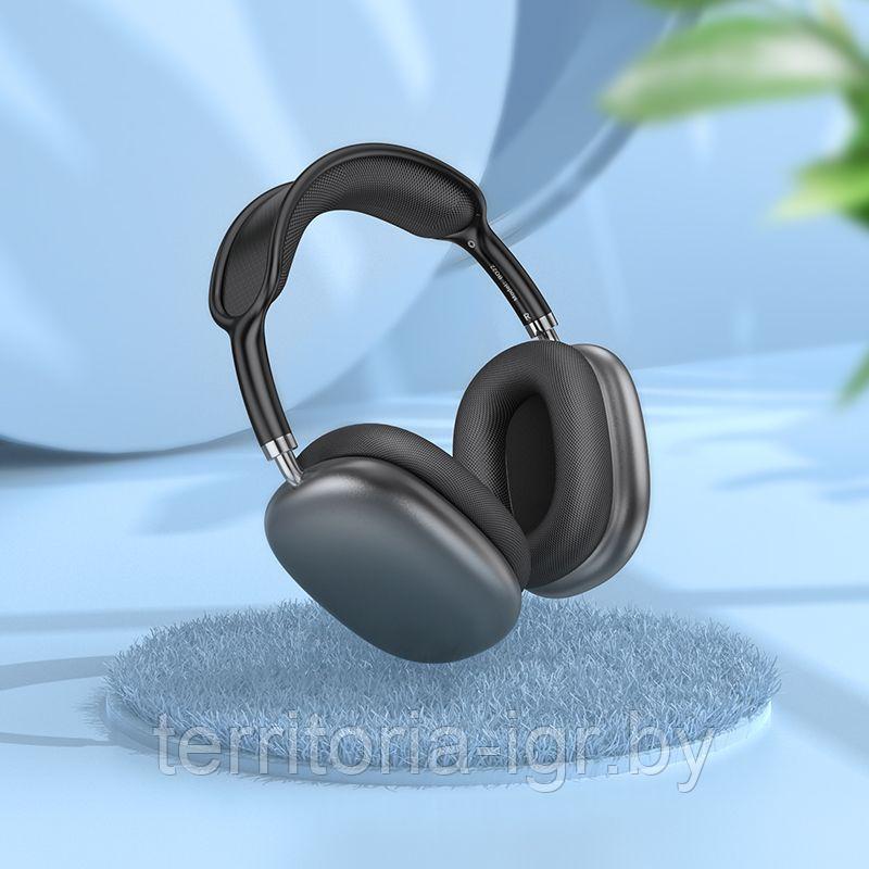 Беспроводная Bluetooth-гарнитура c микрофоном BO22 металлик Borofone - фото 2 - id-p210458580