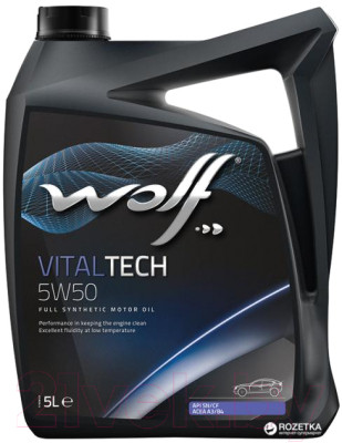 Моторное масло WOLF VitalTech 5W50 / 23117/5 - фото 1 - id-p210420088