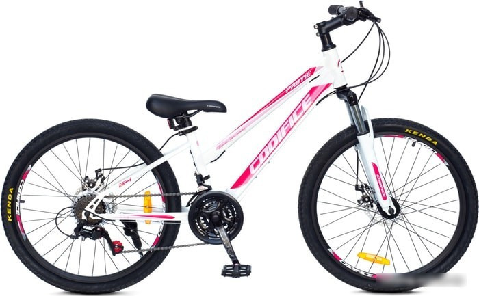 Велосипед Codifice Prime 24 2021 (белый/красный) - фото 1 - id-p210498116