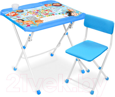 Комплект мебели с детским столом Ника КНД4П/1 Азбука в кругу друзей - фото 1 - id-p210423128