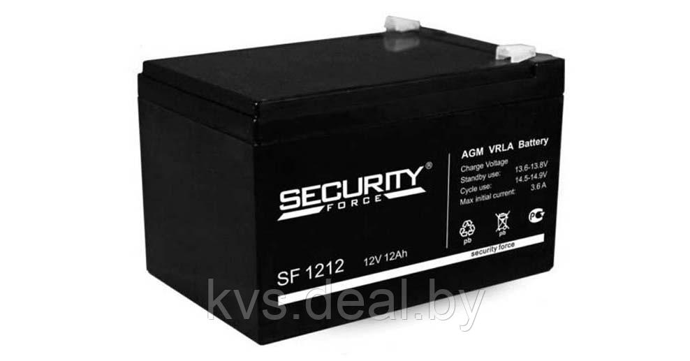 Аккумуляторная батарея SF 1212 Security Force AGM 12Ач 3-5лет - фото 1 - id-p210523079
