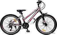Велосипед Greenway Colibri-H 24 р.14 2021 (серый/розовый)