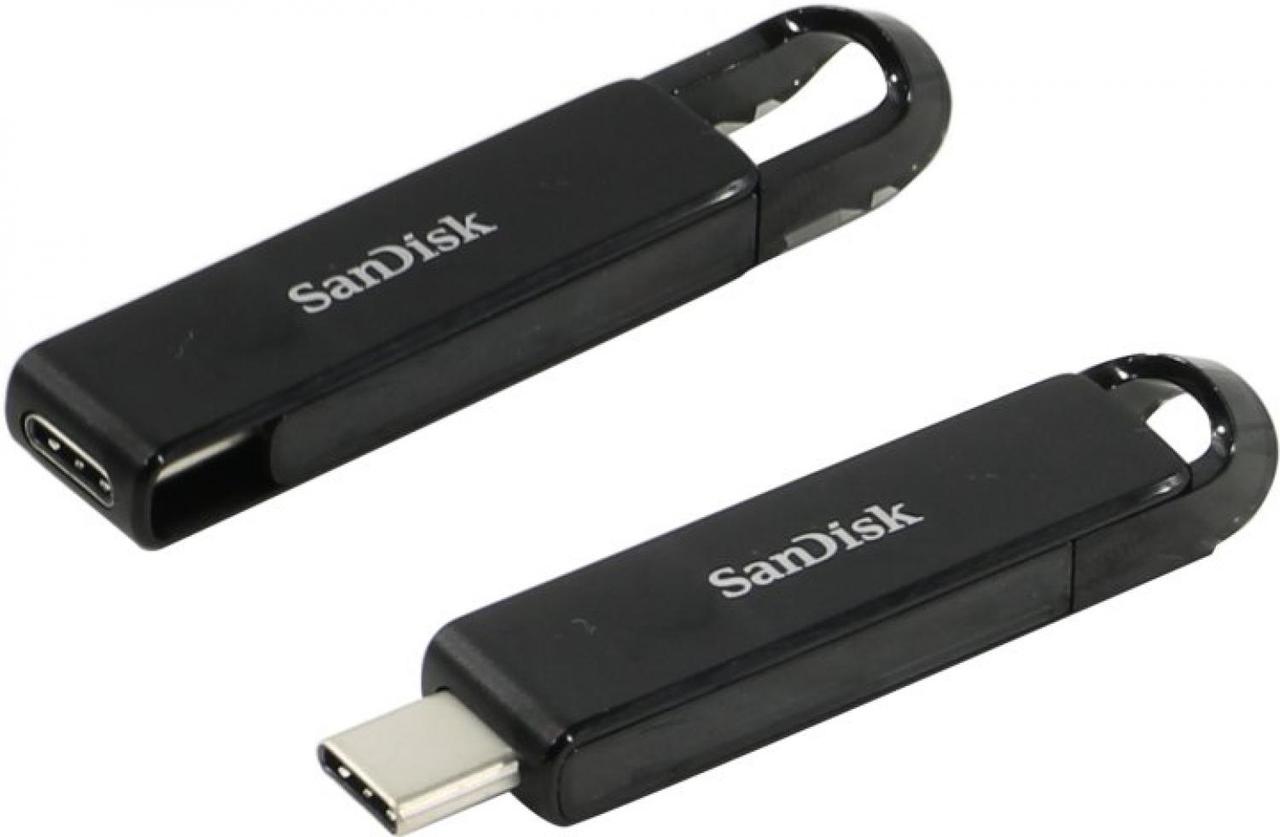 Накопитель SanDisk Ultra SDCZ460-128G-G46 USB-C Flash Drive 128Gb (RTL) - фото 1 - id-p204487411