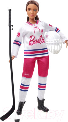 Кукла с аксессуарами Barbie Хоккеистка / HFG74 - фото 1 - id-p210456875