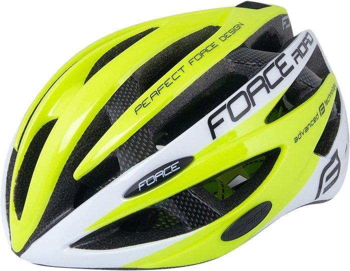 Cпортивный шлем Force Road L/XL (салатовый/белый) - фото 1 - id-p210511692