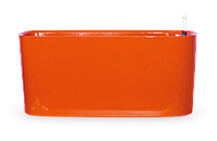 Горшок Самополивающийся овальный оранжевый
