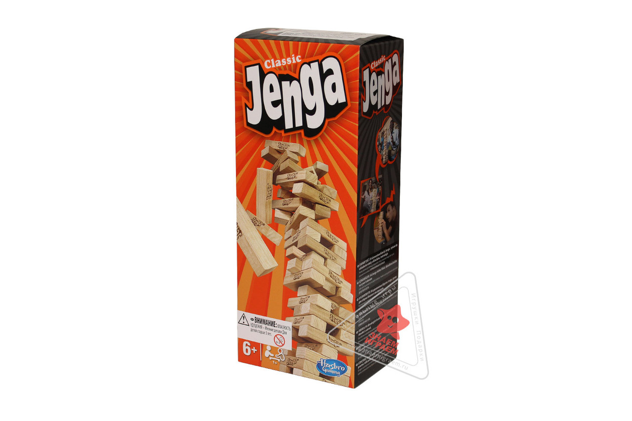 Настольная игра Дженга оригинальная (Hasbro) - фото 1 - id-p210573219