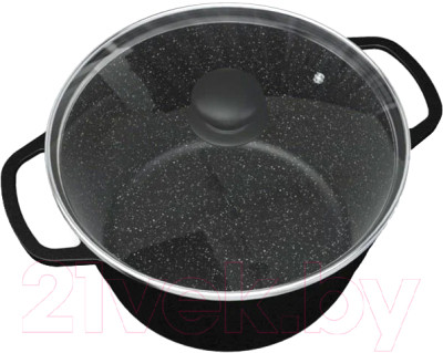 Кастрюля Нева Металл Посуда Черный гранит 186660 - фото 2 - id-p210538963
