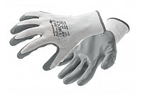 Перчатки Защитные С Нитрилом, Белый/Серый (12 Пар В Упаковке) 10 East - HT5K755-10-W