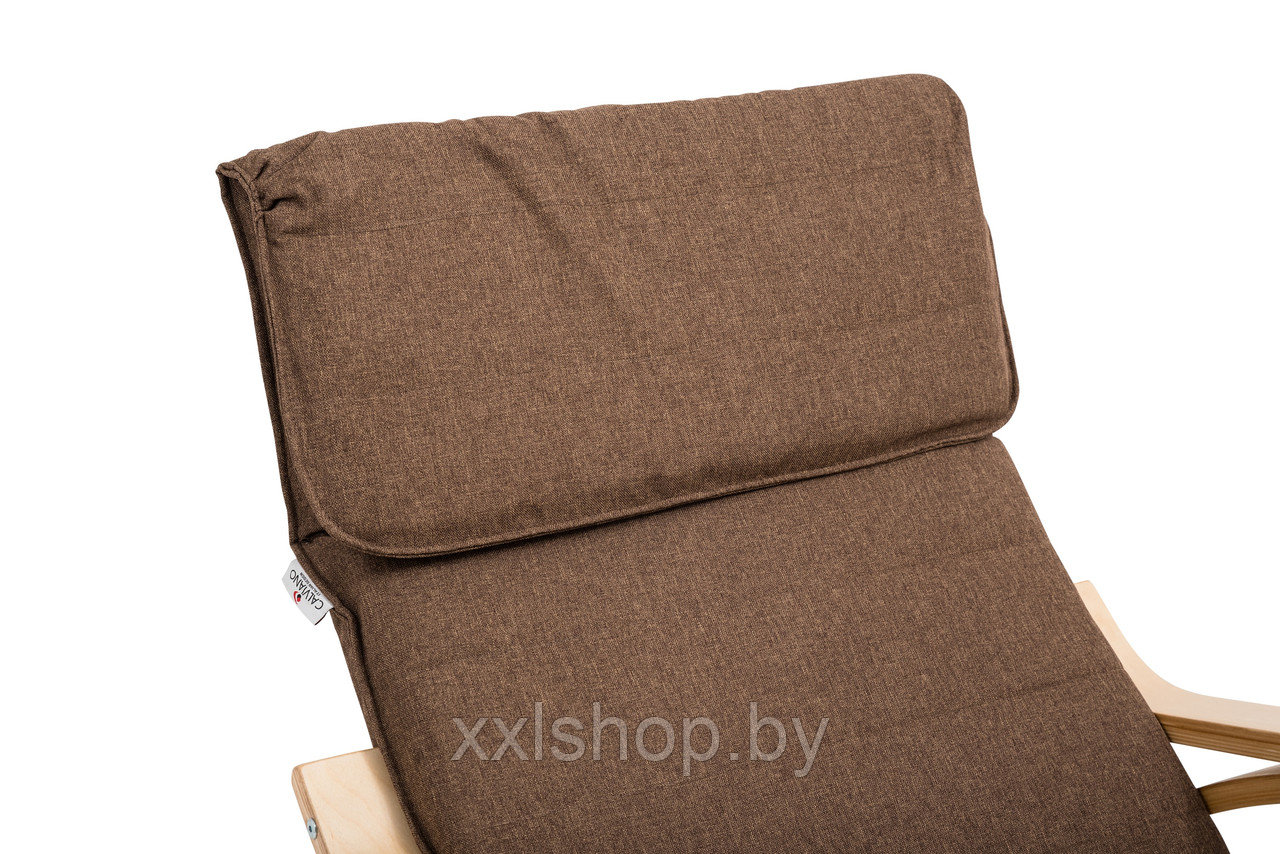 Кресло-качалка Calviano Relax 1103 коричневое - фото 7 - id-p210577213