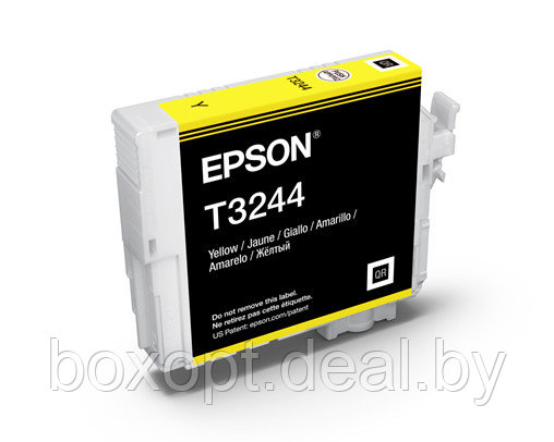 Картридж Epson T3244 Yellow C13T32444010 (Original) - фото 2 - id-p210577252
