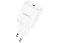 Зарядное устройство Borofone BN6 Field 1xUSB-C PD20W 3A White 6974443384291