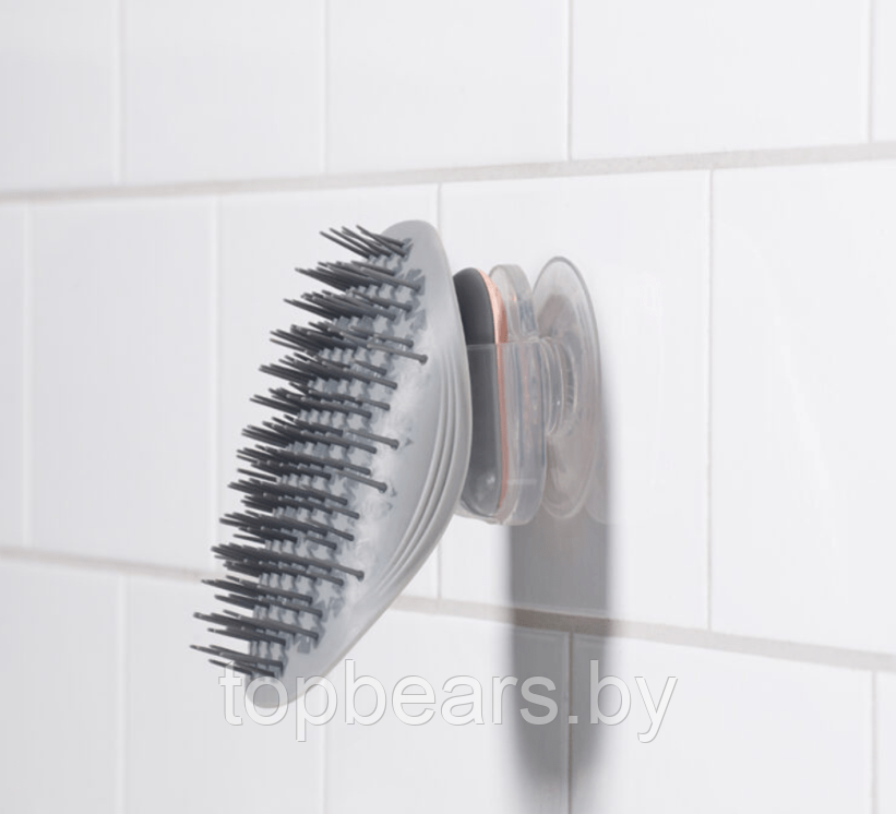 Массажная щетка для головы и волос Massager Shampoo Brush (2 режима, USB) / Влагозащитная моющая и массажная - фото 3 - id-p210578430