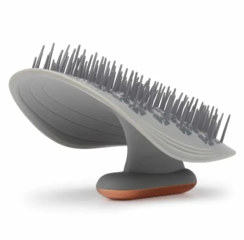 Массажная щетка для головы и волос Massager Shampoo Brush (2 режима, USB) / Влагозащитная моющая и массажная - фото 3 - id-p210578585