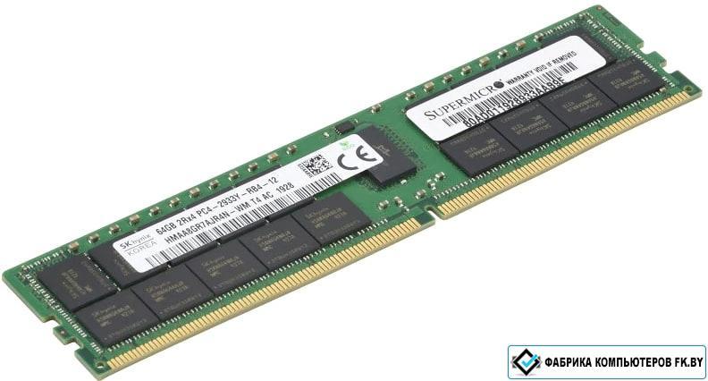 Оперативная память Supermicro 64GB DDR4 PC4-23400 MEM-DR464L-HL02-ER29 - фото 1 - id-p210577475