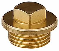 GENERAL FITTINGS с прижимной шайбой 1 , никель, Заглушка (51099-1)