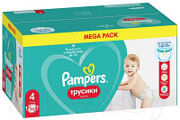 Подгузники-трусики детские Pampers Pants 4 Maxi