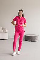 Медицинский костюм, женский Дарина (цвет розовый)