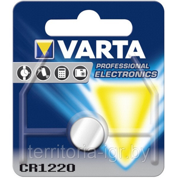 Литиевой элемент питания CR1220/1BP Varta - фото 1 - id-p210654865