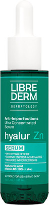 Сыворотка для лица Librederm Ультраконцентрированная для кожи с несовершенствами Hyalur Zn - фото 1 - id-p210658691