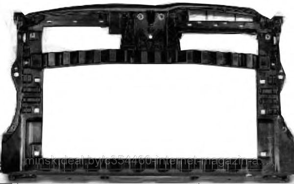 Панель кузова передняя черная (телевизор) VW GOLF VI 08- - фото 1 - id-p52255755