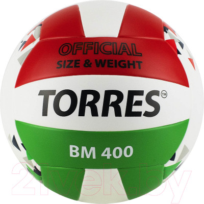 Мяч волейбольный Torres BM400 / V32015 - фото 1 - id-p210666796