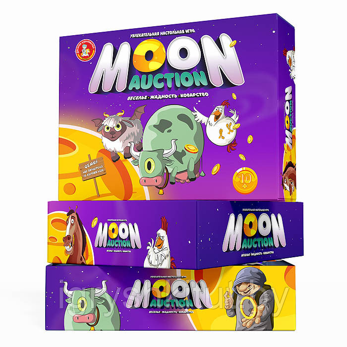 Настольная игра "Moon Auction" (Лунный аукцион)