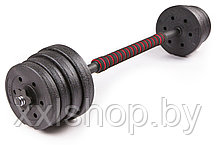 Набор композитных гантелей Trex Sport 40 кг c соединительным грифом, фото 3