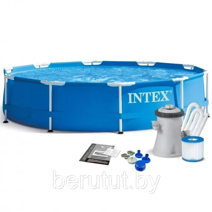 Каркасный бассейн INTEX 28202NP Metal Frame Set с фильтр-насосом 305х76 см