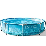 Бассейн каркасный INTEX 28206NP Metal Frame Set 305х76см, фото 3