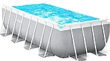 Бассейн каркасный INTEX 26790NP Prism Frame Rectangular с фильтр-насосом 400х200х122 см, фото 2