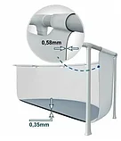 Каркасный бассейн INTEX 26742NP Prism Frame Greywood с фильтр-насосом 457х122см, фото 5