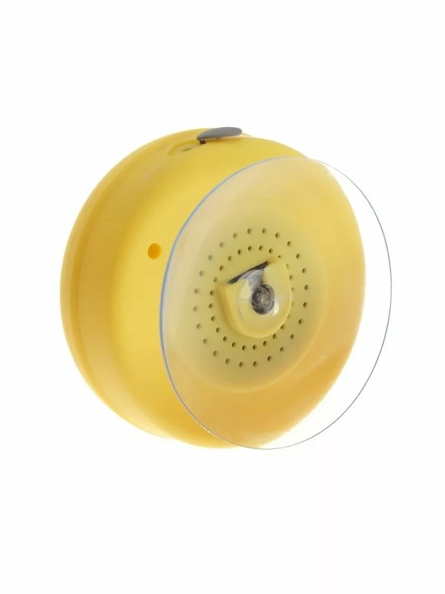 Водонепроницаемая Bluetooth колонка для душа BathBeats (желтый) - фото 3 - id-p210757809