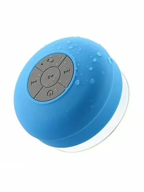 Водонепроницаемая Bluetooth колонка для душа BathBeats (голубой), фото 2