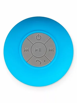 Водонепроницаемая Bluetooth колонка для душа BathBeats (голубой), фото 2