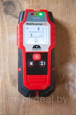 Детектор скрытой проводки ADA Instruments Wall Scanner 80 / A00466 - фото 7 - id-p210764762