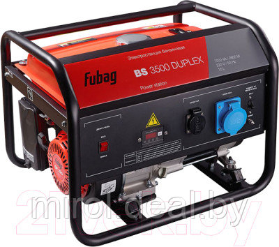 Бензиновый генератор Fubag BS 3500 Duplex / 431249 - фото 1 - id-p210763815