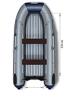 Надувная лодка ПВХ ФЛАГМАН 350L