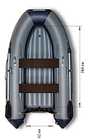 Надувная лодка ПВХ ФЛАГМАН 280