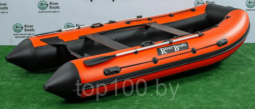 Надувная лодка ПВХ RiverBoats RB 430 (алюминиевый пол) - фото 1 - id-p210772598