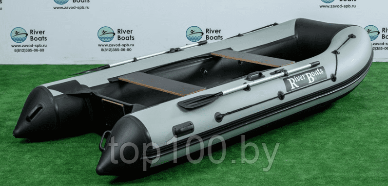 Надувная лодка ПВХ RiverBoats RB 350 (алюминиевый пол) - фото 1 - id-p210772607