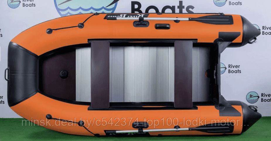 Надувная лодка ПВХ RiverBoats RB 350 (алюминиевый пол) - фото 6 - id-p210772607