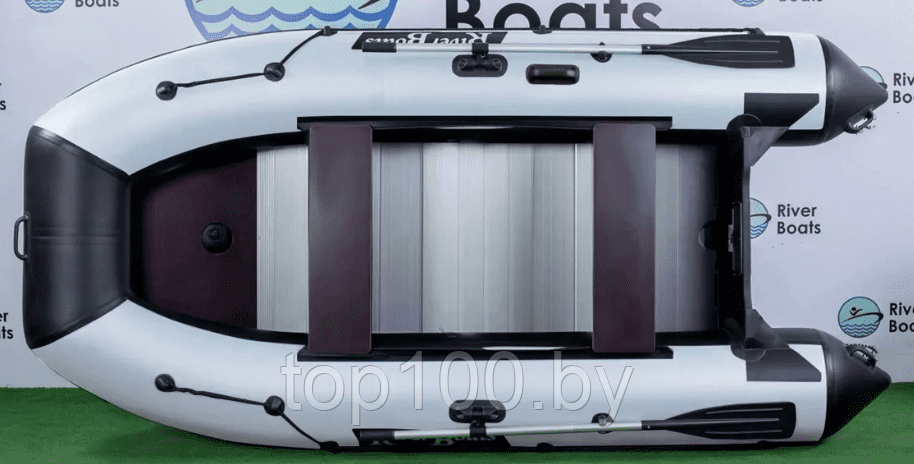 Надувная лодка ПВХ RiverBoats RB 350 (алюминиевый пол) - фото 8 - id-p210772607