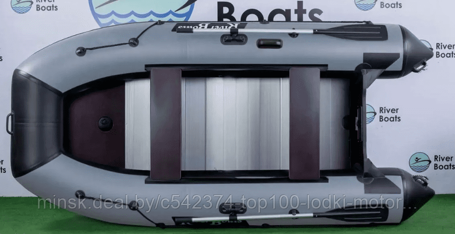 Надувная лодка ПВХ RiverBoats RB 350 (алюминиевый пол) - фото 9 - id-p210772607