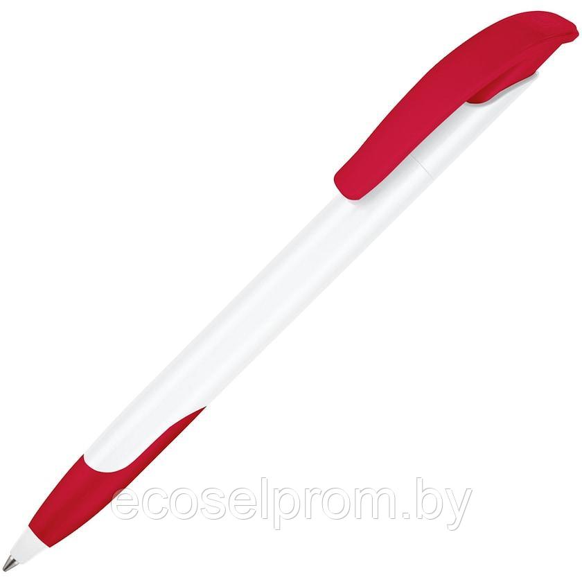 Ручка шариковая Senator Challenger Soft 2417 бело-красный