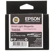 Картридж Epson T46S6 C13T46S600, Vivid Light Magenta (Original)