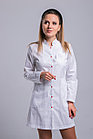 Медицинский халат, женский Рубина (цвет белый), фото 2