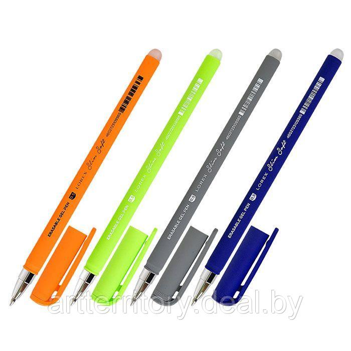 Ручка гелевая Lorex LX-BASE.DRAFT Slim Soft, 0,5мм, синий - фото 2 - id-p210757671