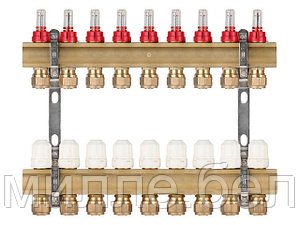 Коллекторная группа AVE777, 9 вых. AV Engineering (PRO серия Для теплого пола и водоснабжения)